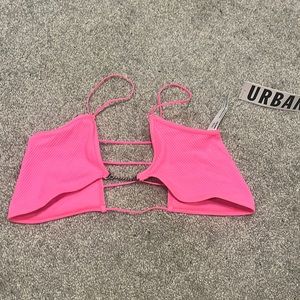 Hot pink bralette top